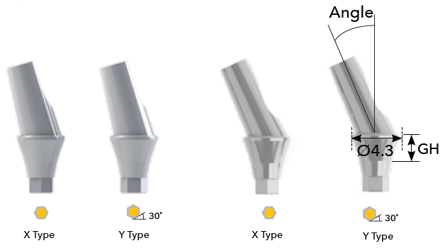 SLV Implants Systems - Mini Angled Abutment