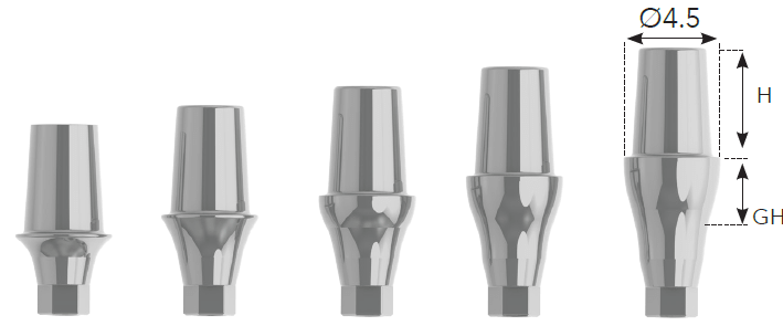 SLV Implants Systems - Standard Straight Abutment