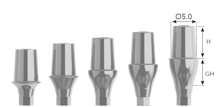 SLV Implants Systems - Standard Straight Abutment