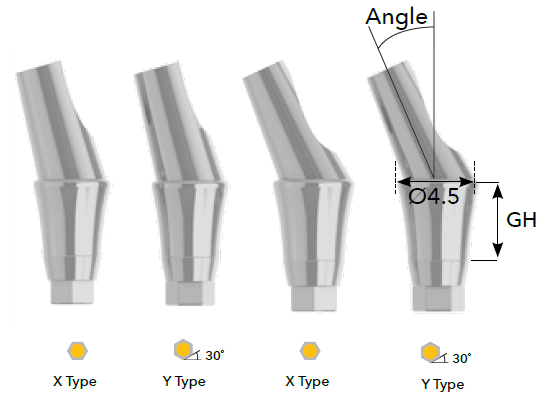 SLV Implants Systems - Mini Angled Abutment