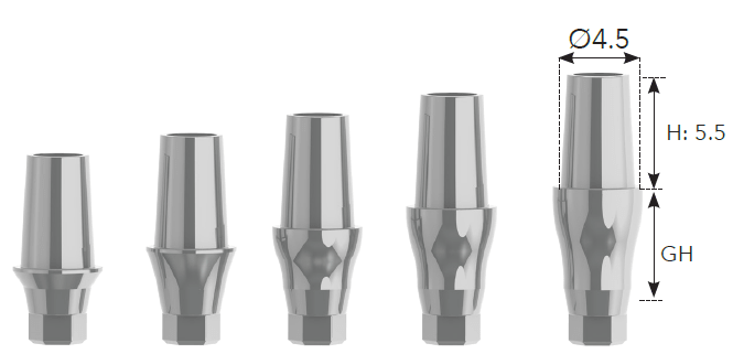 SLV Implants Systems - Standard Straight Abutment
