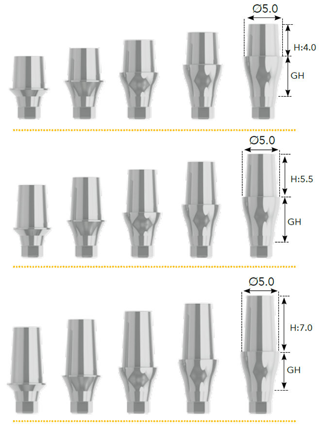 SLV Implants Systems - Standard Straight Abutment