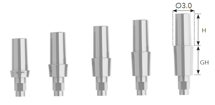 SLV Implants Systems - Standard Straight Abutment